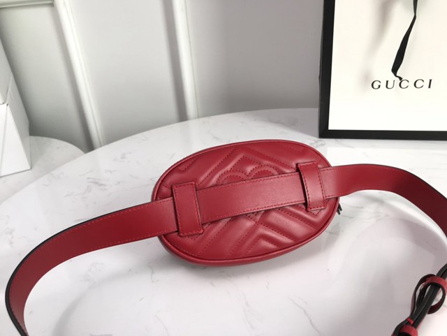 Gucci腰包 476434 GUCCI古馳GG Marmont系列 DSVRT Gucci原廠皮女士腰包  gqy3624